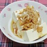 メンマの中華風冷奴